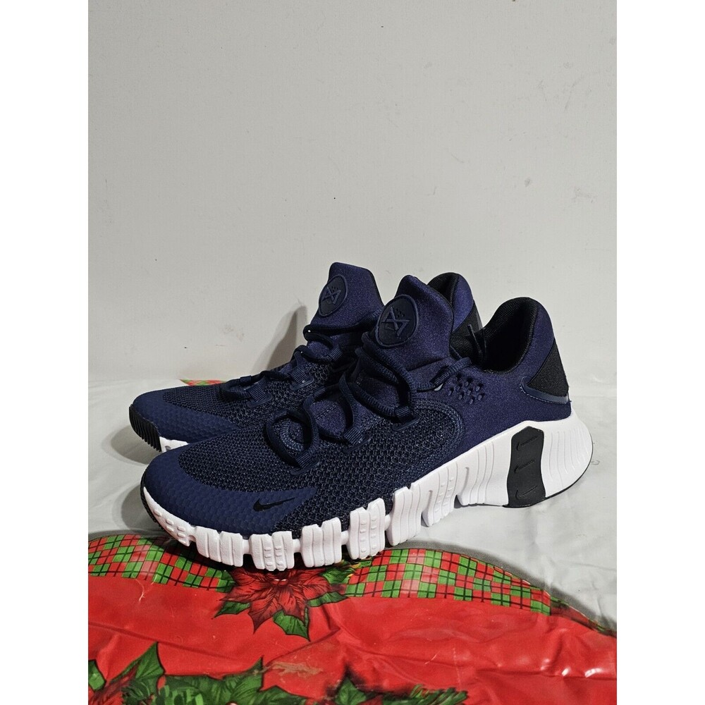 New Nike Free Metcon 4 College Navy White Running Shoes CT3886-491 Men's Size 10 - Picture 2 of 9